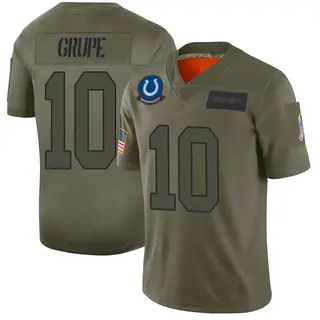 Indianapolis Colts Men's Blake Grupe Limited 2019 Salute to Service Jersey - Camo