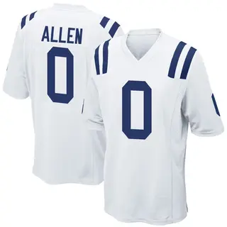 Indianapolis Colts Men's CJ Allen Game Jersey - White