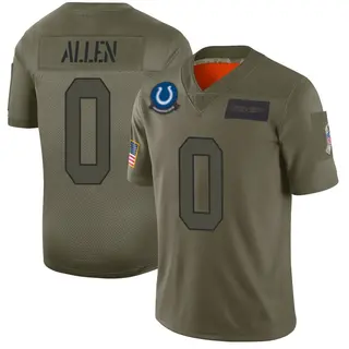 Indianapolis Colts Men's CJ Allen Limited 2019 Salute to Service Jersey - Camo