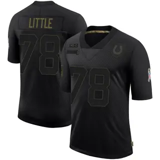 Indianapolis Colts Men's Desmond Little Limited 2020 Salute To Service Jersey - Black