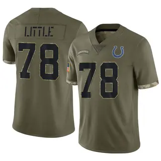 Indianapolis Colts Men's Desmond Little Limited 2022 Salute To Service Jersey - Olive