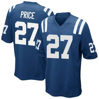 Indianapolis Colts Men's D'vonte Price Game Team Color Jersey - Royal Blue