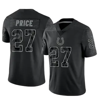 Indianapolis Colts Men's D'vonte Price Limited Reflective Jersey - Black