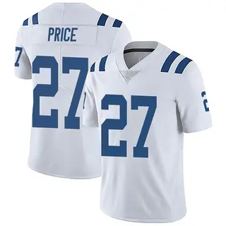 Indianapolis Colts Men's D'vonte Price Limited Vapor Untouchable Jersey - White