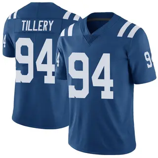 Indianapolis Colts Men's Jerry Tillery Limited Color Rush Vapor Untouchable Jersey - Royal