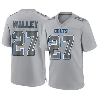 Indianapolis Colts Men's Justin Walley Game Atmosphere Fashion Jersey - Gray