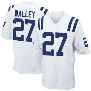 Indianapolis Colts Men's Justin Walley Game Jersey - White