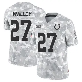 Indianapolis Colts Men's Justin Walley Limited 2024 Salute to Service Jersey - Arctic Camo