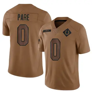 Indianapolis Colts Men's Lincoln Pare Limited 2023 Salute To Service Jersey - Brown