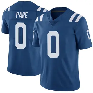 Indianapolis Colts Men's Lincoln Pare Limited Color Rush Vapor Untouchable Jersey - Royal