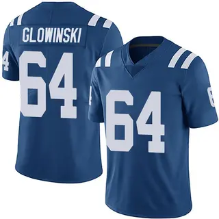 Indianapolis Colts Men's Mark Glowinski Limited Team Color Vapor Untouchable Jersey - Royal