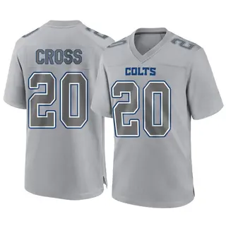 Indianapolis Colts Men's Nick Cross Game Atmosphere Fashion Jersey - Gray