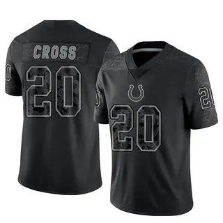 Indianapolis Colts Men's Nick Cross Limited Reflective Jersey - Black