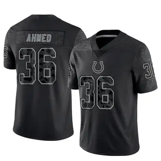 Indianapolis Colts Men's Salvon Ahmed Limited Reflective Jersey - Black