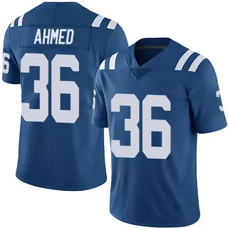 Indianapolis Colts Men's Salvon Ahmed Limited Team Color Vapor Untouchable Jersey - Royal