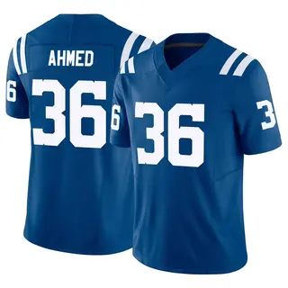 Indianapolis Colts Men's Salvon Ahmed Limited Vapor F.U.S.E. Jersey - Royal