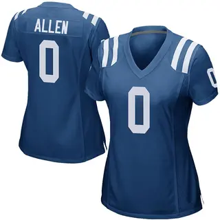 Indianapolis Colts Women's CJ Allen Game Team Color Jersey - Royal Blue