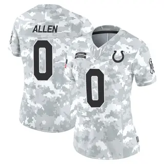 Indianapolis Colts Women's CJ Allen Limited 2024 Salute to Service Jersey - Arctic Camo