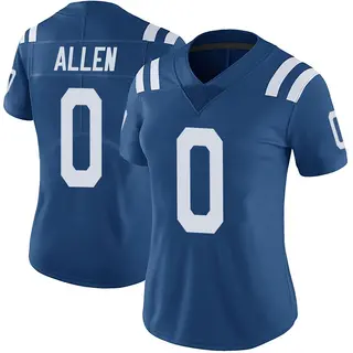 Indianapolis Colts Women's CJ Allen Limited Color Rush Vapor Untouchable Jersey - Royal