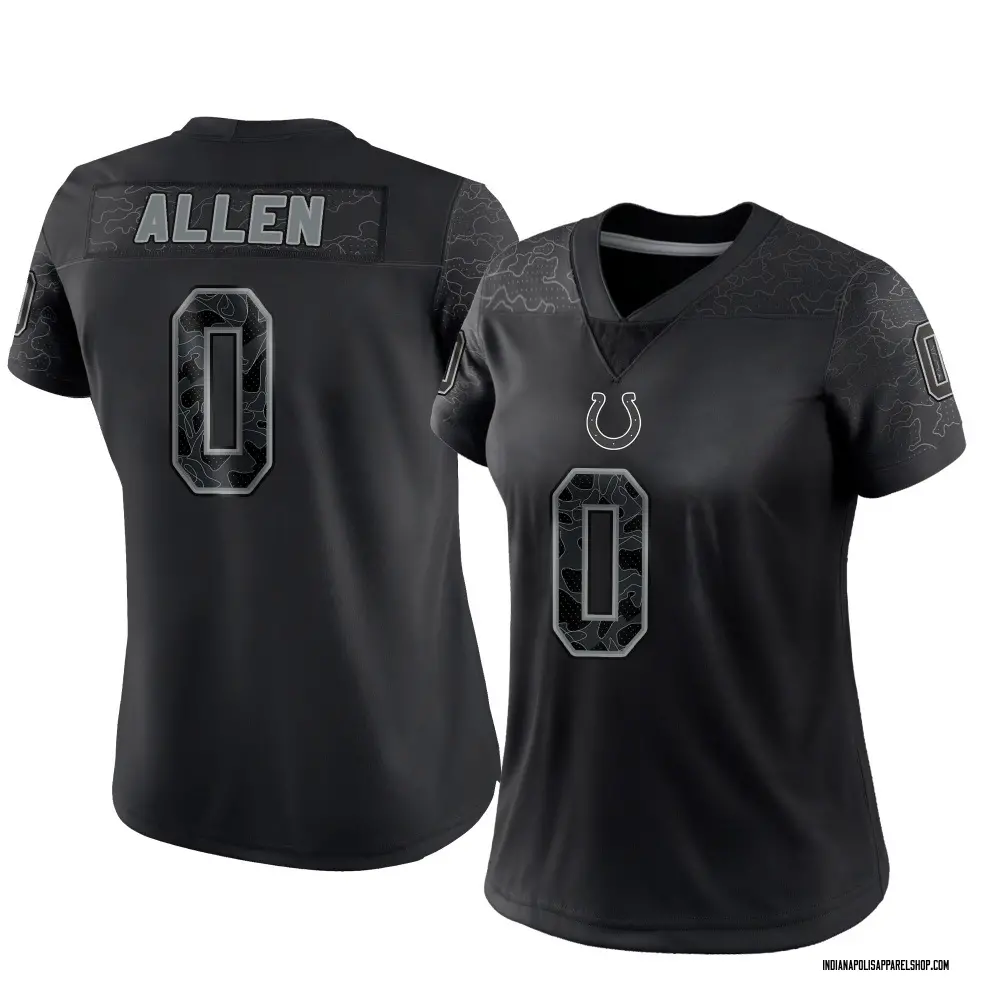 Indianapolis Colts Women's CJ Allen Limited Reflective Jersey - Black