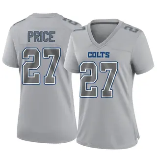 Indianapolis Colts Women's D'vonte Price Game Atmosphere Fashion Jersey - Gray