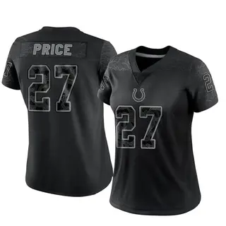 Indianapolis Colts Women's D'vonte Price Limited Reflective Jersey - Black