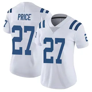 Indianapolis Colts Women's D'vonte Price Limited Vapor Untouchable Jersey - White