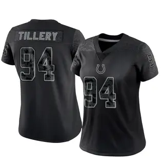 Indianapolis Colts Women's Jerry Tillery Limited Reflective Jersey - Black