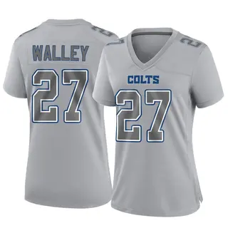 Indianapolis Colts Women's Justin Walley Game Atmosphere Fashion Jersey - Gray