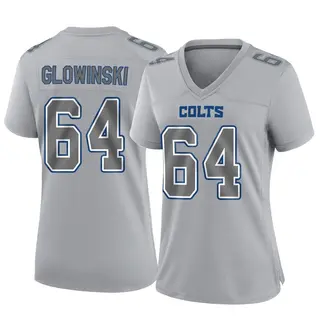 Indianapolis Colts Women's Mark Glowinski Game Atmosphere Fashion Jersey - Gray