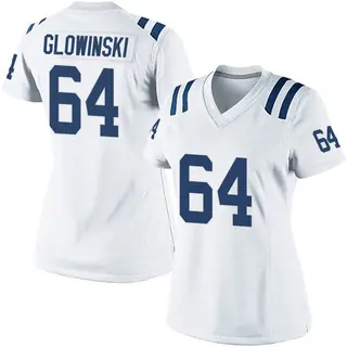 Indianapolis Colts Women's Mark Glowinski Game Jersey - White