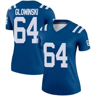 Indianapolis Colts Women's Mark Glowinski Legend Jersey - Royal