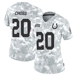 Indianapolis Colts Women's Nick Cross Limited 2024 Salute to Service Jersey - Arctic Camo