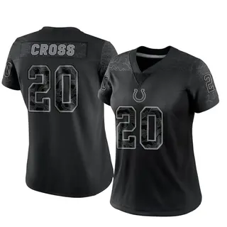 Indianapolis Colts Women's Nick Cross Limited Reflective Jersey - Black