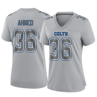Indianapolis Colts Women's Salvon Ahmed Game Atmosphere Fashion Jersey - Gray