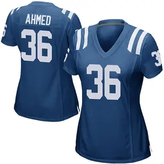 Indianapolis Colts Women's Salvon Ahmed Game Team Color Jersey - Royal Blue