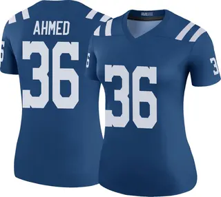 Indianapolis Colts Women's Salvon Ahmed Legend Color Rush Jersey - Royal