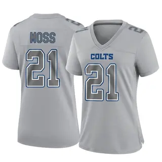 Indianapolis Colts Women's Zack Moss Game Atmosphere Fashion Jersey - Gray