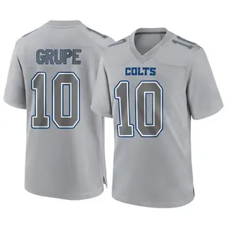 Indianapolis Colts Youth Blake Grupe Game Atmosphere Fashion Jersey - Gray