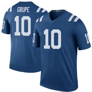 Indianapolis Colts Youth Blake Grupe Legend Color Rush Jersey - Royal