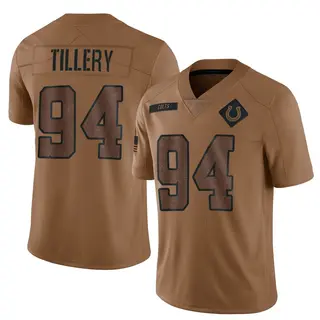 Indianapolis Colts Youth Jerry Tillery Limited 2023 Salute To Service Jersey - Brown