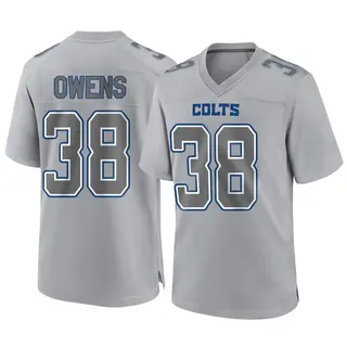 Indianapolis Colts Youth Jonathan Owens Game Atmosphere Fashion Jersey - Gray
