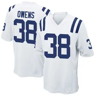 Indianapolis Colts Youth Jonathan Owens Game Jersey - White