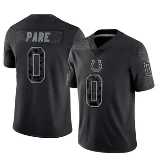 Indianapolis Colts Youth Lincoln Pare Limited Reflective Jersey - Black