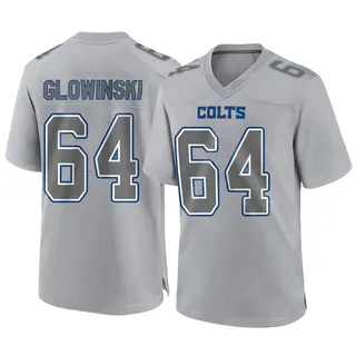 Indianapolis Colts Youth Mark Glowinski Game Atmosphere Fashion Jersey - Gray