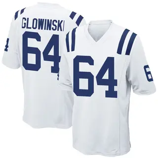 Indianapolis Colts Youth Mark Glowinski Game Jersey - White