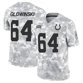 Indianapolis Colts Youth Mark Glowinski Limited 2024 Salute to Service Jersey - Arctic Camo