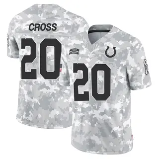 Indianapolis Colts Youth Nick Cross Limited 2024 Salute to Service Jersey - Arctic Camo