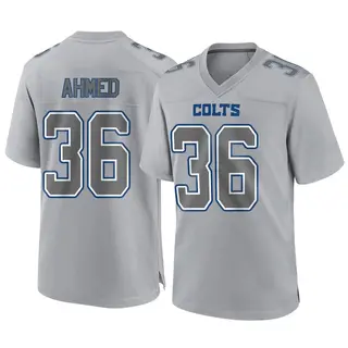 Indianapolis Colts Youth Salvon Ahmed Game Atmosphere Fashion Jersey - Gray