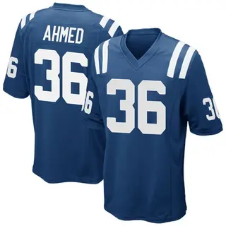 Indianapolis Colts Youth Salvon Ahmed Game Team Color Jersey - Royal Blue